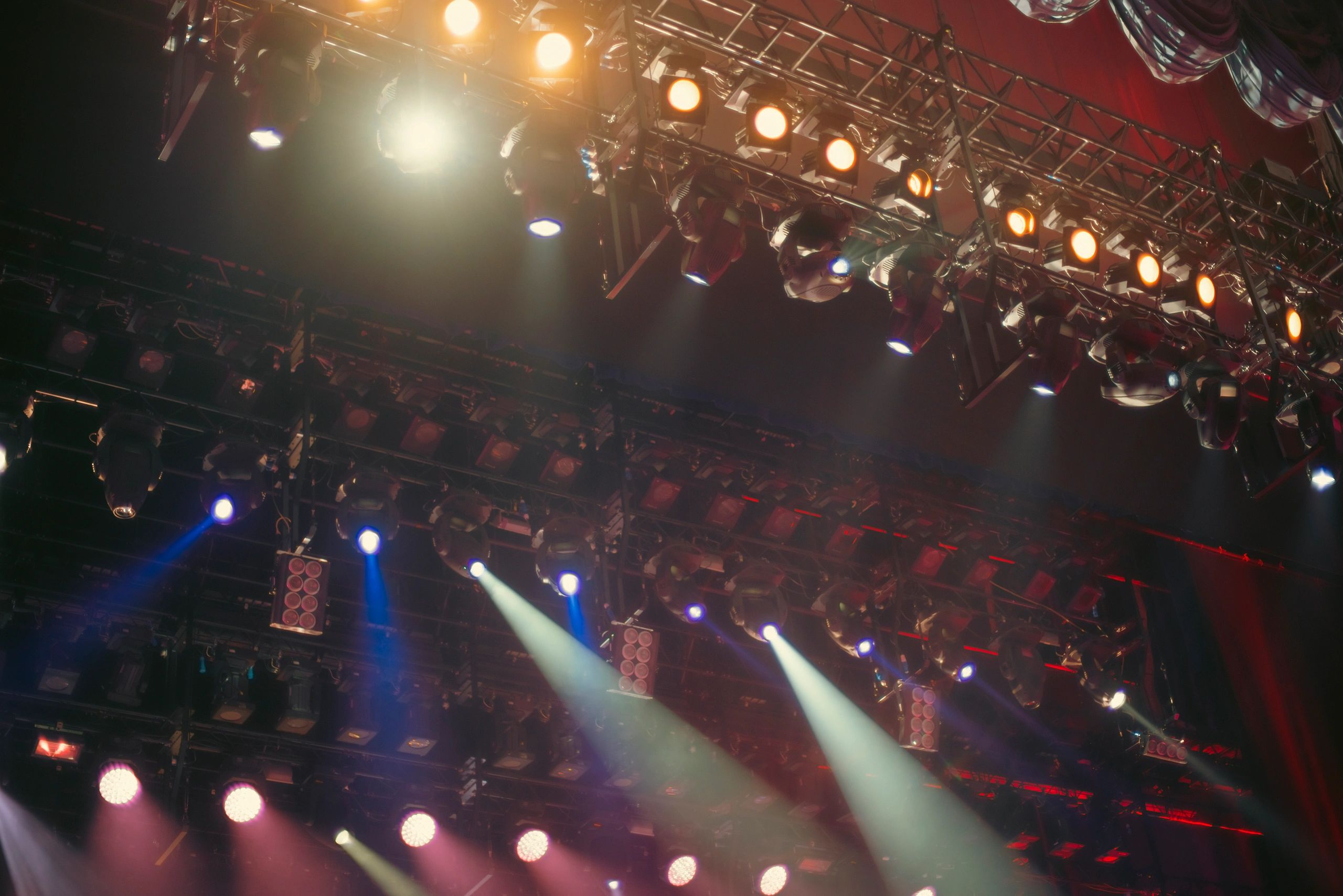 Iluminación profesional de escenario para eventos